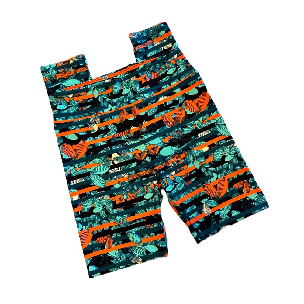 LuLaRoe OS Leggings Stripes & Branches One Size - Picture 2 of 3